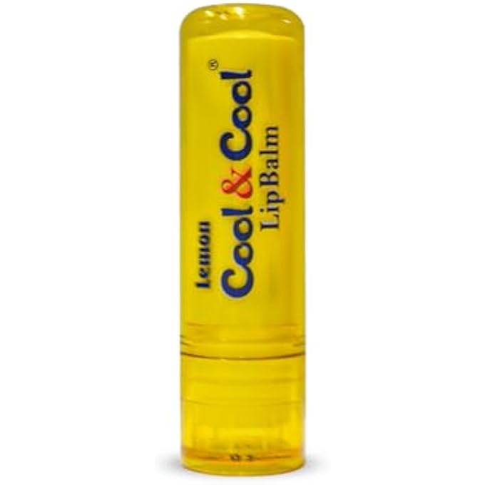 Cool & Cool LEMON LIP BALM - INTENSE NUTRITION,BEES WAX,VITAMIN-E,SHEA BUTTER, MINERAL OIL FREE,MADE IN GERMANY - 4.6G - Image 2